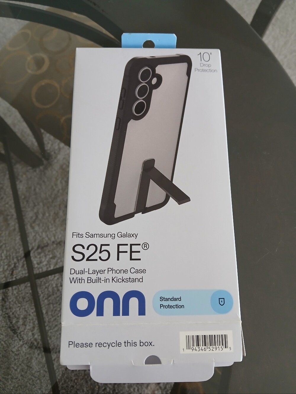 On Running Black Dual-Layer Phone Case with Kickstand for Samsung Galaxy S25 FE